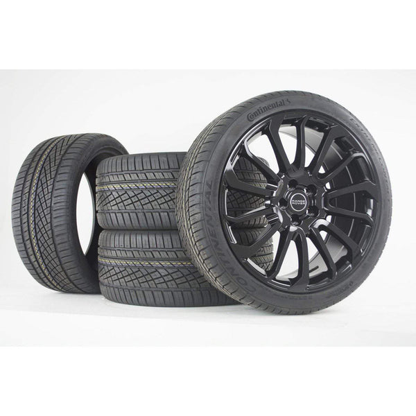 22" Black Autobiography Wheel Rims Tires | Fits Factory Original Range Rover Sport Full Autobiography LR4 LR3 HSE | Land Rover Style 7007 LR039141 LR052963 LR072343 Holladner 72294 - Nova Rotam
