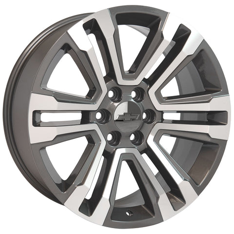 22" Fits GMC Yukon Sierra Denali | Chevy Silverado Tahoe Suburban | Cadillac Escalade Wheel Rim 23217278 | Chevy Silverado Tahoe Suburban | Cadillac Escalade | 5822 - Nova Rotam