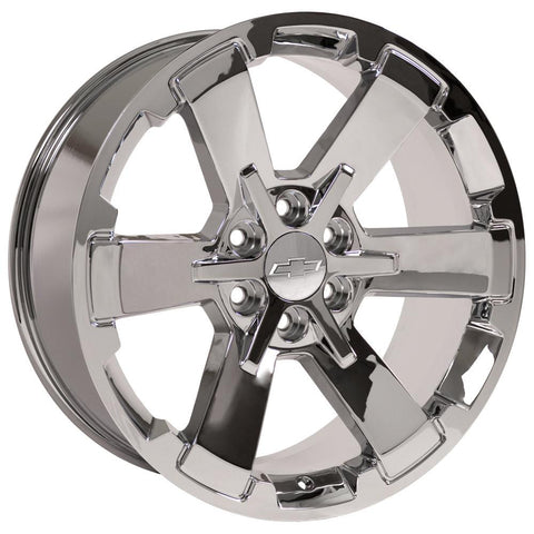 22" Chrome Replica Wheel Rim | Fits Chevy Silverado Tahoe Suburban | GMC Sierra Yukon Denali | Cadillac Escalade | CK162 - Nova Rotam