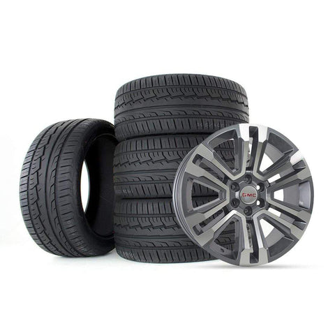 Fits 22" GMC Sierra Yukon Denali Wheels Rims Tires | Chevy Silverado 1500 Suburban | 23217278 - Nova Rotam