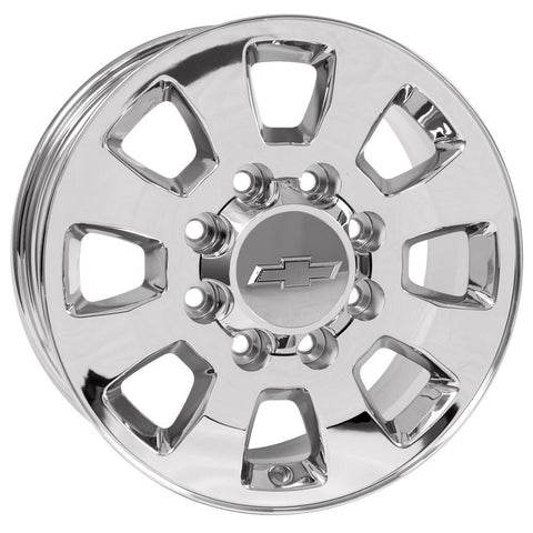18" Replica Wheel Fits GMC Yukon Sierra Denali | Chevy Silverado Tahoe Suburban | Cadillac Escalade Rim - CV75B Chrome 18x8 - Nova Rotam