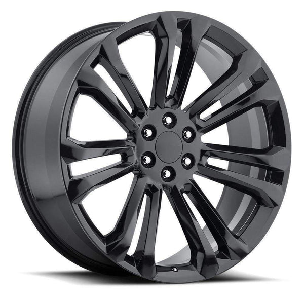 22" Black Wheels Tires | Fits Chevy Silverado Tahoe Suburban | GMC Sierra Yukon | Cadillac Escalade | 305/40/22 Ironman Imove Gen 2 Tire and Wheel Package - Nova Rotam