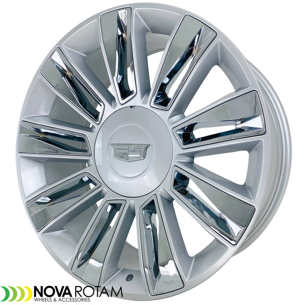 22" Wheel Rim | Fits Cadillac Escalade Platinum Premium Premier | SGG 4740 22934656 NEW 2020 2019 2018 2017 2016 2015 2014 2013 - Nova Rotam